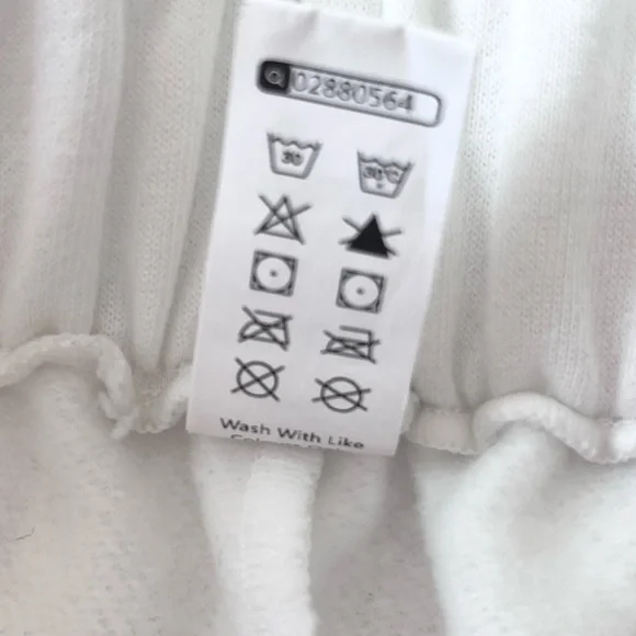 Halara High Waisted Pocket Wide Leg Fleece Casual Pants Sweatpants White - Picture 6 of 9